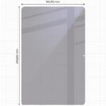 Folie protectie sticla securizata Bizon Glass Tab Mule Shadow Privacy compatibila cu Samsung Galaxy Tab S11, 11 inch, Negru 3 - lerato.ro