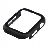 Carcasa cu protectie ecran din sticla securizata BizonMobile compatibila cu Apple Watch 4/5/6/SE 44 mm, Negru 7 - lerato.ro