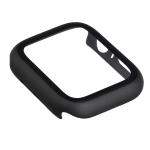 Carcasa cu protectie ecran din sticla securizata BizonMobile compatibila cu Apple Watch 4/5/6/SE 44 mm, Negru 8 - lerato.ro
