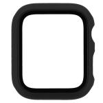 Carcasa cu protectie ecran din sticla securizata BizonMobile compatibila cu Apple Watch 4/5/6/SE 44 mm, Negru 9 - lerato.ro