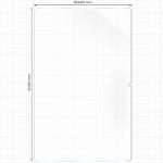 Set 2 folii protectie Bizon Film Tab Papirus Duo compatibile cu Samsung Galaxy Tab S11 Ultra, 14.6 inch, Transparent 3 - lerato.ro