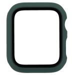 Carcasa cu protectie ecran din sticla securizata BizonMobile compatibila cu Apple Watch 4/5/6/SE 44 mm, Dark Green 7 - lerato.ro