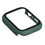 Carcasa cu protectie ecran din sticla securizata BizonMobile compatibila cu Apple Watch 4/5/6/SE 44 mm, Dark Green 9 - lerato.ro