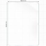 Set 2 folii protectie Bizon Tab Papirus compatibile cu Samsung Galaxy Tab S9 / S9 FE, Transparent 3 - lerato.ro