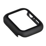 Carcasa cu protectie ecran din sticla securizata BizonMobile compatibila cu Apple Watch 4/5/6/SE 40 mm, Negru 8 - lerato.ro
