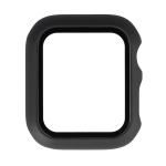 Carcasa cu protectie ecran din sticla securizata BizonMobile compatibila cu Apple Watch 4/5/6/SE 40 mm, Negru 9 - lerato.ro
