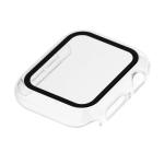 Carcasa cu protectie ecran din sticla securizata BizonMobile compatibila cu Apple Watch 4/5/6/SE 40 mm, Transparent 7 - lerato.ro