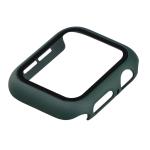 Carcasa cu protectie ecran din sticla securizata BizonMobile compatibila cu Apple Watch 4/5/6/SE 40 mm, Dark Green 7 - lerato.ro