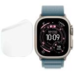 Set 3 folii protectie Bizon HydroFlex compatibile cu Apple Watch Ultra 1/2/3, 49mm, Transparent 5 - lerato.ro