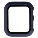 Carcasa cu protectie ecran din sticla securizata BizonMobile compatibila cu Apple Watch 4/5/6/SE 40 mm, Dark Blue 9 - lerato.ro
