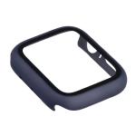 Carcasa cu protectie ecran din sticla securizata BizonMobile compatibila cu Apple Watch 4/5/6/SE 44 mm, Dark Blue 9 - lerato.ro