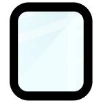 Folie sticla securizata Bizon Glass Watch Edge compatibile cu Apple Watch 4/5/6/SE, 40mm, Negru 2 - lerato.ro