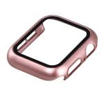 Carcasa cu protectie ecran din sticla securizata BizonMobile compatibila cu Apple Watch 4/5/6/SE 40 mm, Rose Gold 7 - lerato.ro