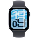 Folie sticla securizata Bizon Glass Watch Edge compatibile cu Apple Watch 4/5/6/SE, 44mm, Negru 3 - lerato.ro