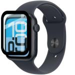 Folie sticla securizata Bizon Glass Watch Edge compatibile cu Apple Watch 4/5/6/SE, 44mm, Negru 4 - lerato.ro