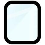 Folie sticla securizata Bizon Glass Watch Edge compatibile cu Apple Watch 4/5/6/SE, 44mm, Negru 2 - lerato.ro