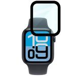 Folie sticla securizata Bizon Glass Watch Edge compatibile cu Apple Watch 4/5/6/SE, 44mm, Negru 6 - lerato.ro