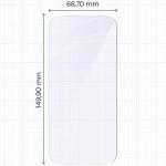 Folie sticla Bizon Glass Mule compatibile cu Google Pixel 10a, Transparent 3 - lerato.ro