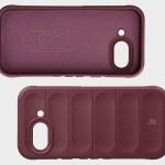 Carcasa Bizon Tur compatibila cu Google Pixel 10a, Burgundy 7 - lerato.ro