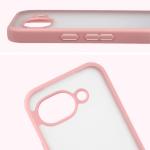 Carcasa Bizon Angelo compatibila cu Google Pixel 10a, Transparent / Roz 4 - lerato.ro