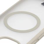 Carcasa Bizon MatteO cu MagSafe compatibila cu Google Pixel 10a, Bej 4 - lerato.ro