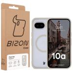 Carcasa Bizon MatteO cu MagSafe compatibila cu Google Pixel 10a, Bej 8 - lerato.ro