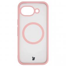 Huse si carcase Google Pixel 10a, Carcasa Bizon MatteO cu MagSafe compatibila cu Google Pixel 10a, Roz, lerato.ro