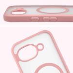 Carcasa Bizon MatteO cu MagSafe compatibila cu Google Pixel 10a, Roz 5 - lerato.ro