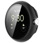 Carcasa cu protectie ecran din sticla securizata BizonMobile  ompatibila cu Google Pixel Watch 4, 45mm, Negru 6 - lerato.ro