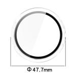 Carcasa cu protectie ecran din sticla securizata BizonMobile compatibila cu Google Pixel Watch 4, 45mm, Transparent 3 - lerato.ro