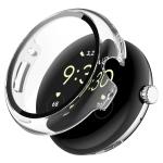 Carcasa cu protectie ecran din sticla securizata BizonMobile compatibila cu Google Pixel Watch 4, 45mm, Transparent 5 - lerato.ro