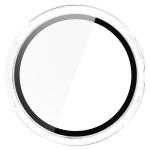 Carcasa cu protectie ecran din sticla securizata BizonMobile compatibila cu Google Pixel Watch 4, 45mm, Transparent 9 - lerato.ro