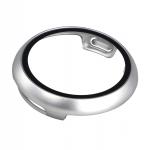 Carcasa cu protectie ecran din sticla securizata BizonMobile compatibila cu Google Pixel Watch 4, 45mm, Silver 8 - lerato.ro