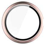 Carcasa cu protectie ecran din sticla securizata BizonMobile compatibila cu Google Pixel Watch 4, 45mm, Rose Gold 9 - lerato.ro