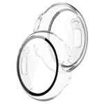 Carcasa cu protectie ecran din sticla securizata BizonMobile compatibila cu Google Pixel Watch 4, 41mm, Transparent 4 - lerato.ro