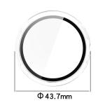 Carcasa cu protectie ecran din sticla securizata BizonMobile compatibila cu Google Pixel Watch 4, 41mm, Transparent 3 - lerato.ro