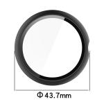 Carcasa cu protectie ecran din sticla securizata BizonMobile compatibila cu Google Pixel Watch 4, 41mm, Negru 3 - lerato.ro