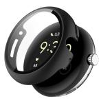 Carcasa cu protectie ecran din sticla securizata BizonMobile compatibila cu Google Pixel Watch 4, 41mm, Negru 4 - lerato.ro