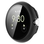 Carcasa cu protectie ecran din sticla securizata BizonMobile compatibila cu Google Pixel Watch 4, 41mm, Negru 6 - lerato.ro