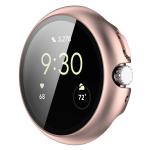 Carcasa cu protectie ecran din sticla securizata BizonMobile compatibila cu Google Pixel Watch 4, 41mm, Rose Gold 6 - lerato.ro