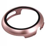 Carcasa cu protectie ecran din sticla securizata BizonMobile compatibila cu Google Pixel Watch 4, 41mm, Rose Gold 7 - lerato.ro