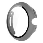 Carcasa cu protectie ecran din sticla securizata BizonMobile compatibila cu Google Pixel Watch 4, 41mm, Gri 2 - lerato.ro