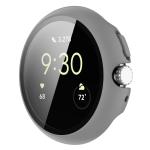 Carcasa cu protectie ecran din sticla securizata BizonMobile compatibila cu Google Pixel Watch 4, 41mm, Gri 6 - lerato.ro