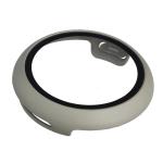 Carcasa cu protectie ecran din sticla securizata BizonMobile compatibila cu Google Pixel Watch 4, 41mm, Gri 7 - lerato.ro