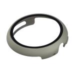 Carcasa cu protectie ecran din sticla securizata BizonMobile compatibila cu Google Pixel Watch 4, 45mm, Gri 7 - lerato.ro