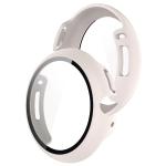 Carcasa cu protectie ecran din sticla securizata BizonMobile compatibila cu Google Pixel Watch 4, 41mm, Bej 4 - lerato.ro