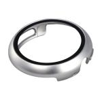 Carcasa cu protectie ecran din sticla securizata BizonMobile compatibila cu Google Pixel Watch 4, 41mm, Silver 6 - lerato.ro