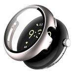 Carcasa cu protectie ecran din sticla securizata BizonMobile compatibila cu Google Pixel Watch 4, 41mm, Champagne Gold 5 - lerato.ro