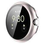 Carcasa cu protectie ecran din sticla securizata BizonMobile compatibila cu Google Pixel Watch 4, 41mm, Champagne Gold 6 - lerato.ro