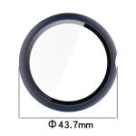 Carcasa cu protectie ecran din sticla securizata BizonMobile compatibila cu Google Pixel Watch 4, 41mm, Albastru 3 - lerato.ro